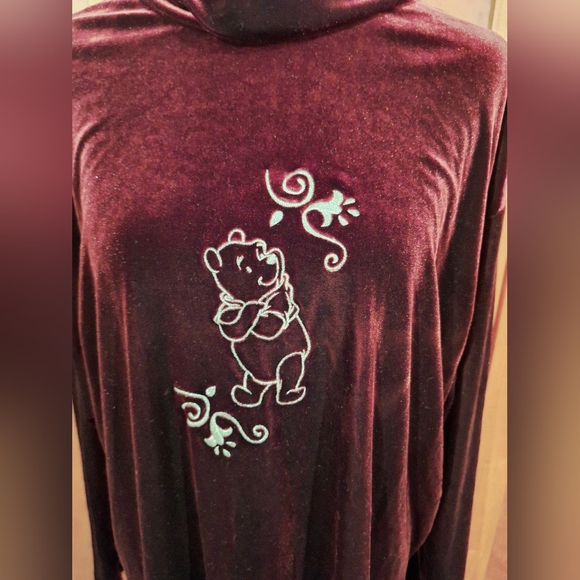 🍯THE DISNEY CATALOG velour turtleneck tunic. Size XL - Picture 5 of 7